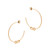 TC Love Knot - Hoop Earrings Gold