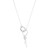 TC Love Knot - Circle & Knot Pendant Silver