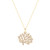 Tc Under The Sea - Coral Pendant Gold