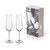Personalised Eternity S/2 Champagne Glasses