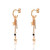 TC Star Drop Earrings Gold