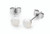 Silver Pearl Earrings 8mm