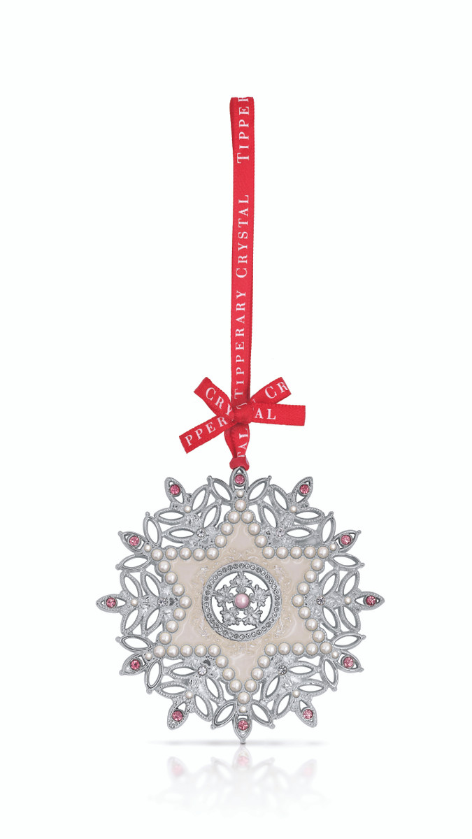 Pearl Snowflake Christmas Decoration