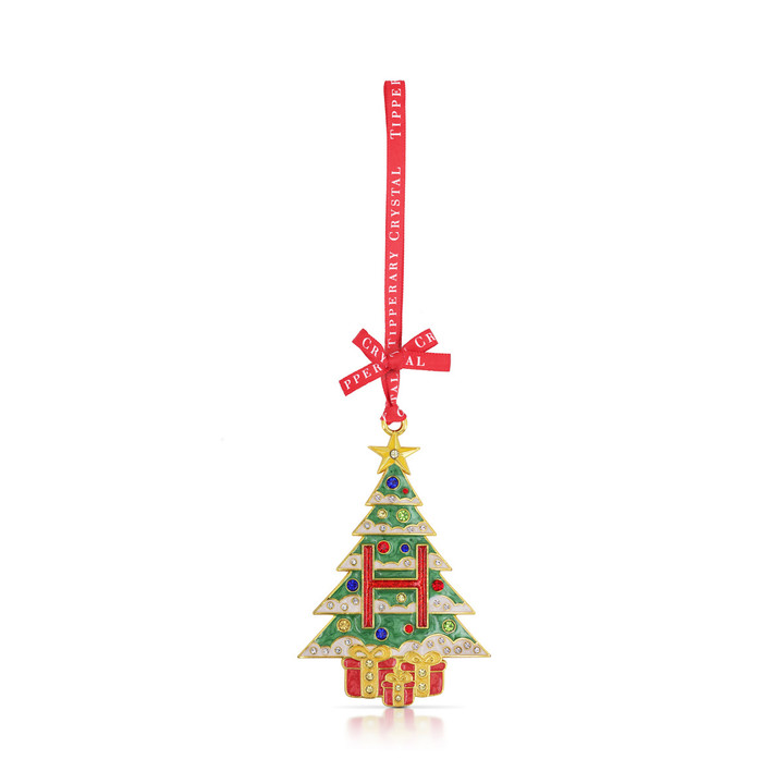 Alphabet Christmas Tree Decoration - Letter H