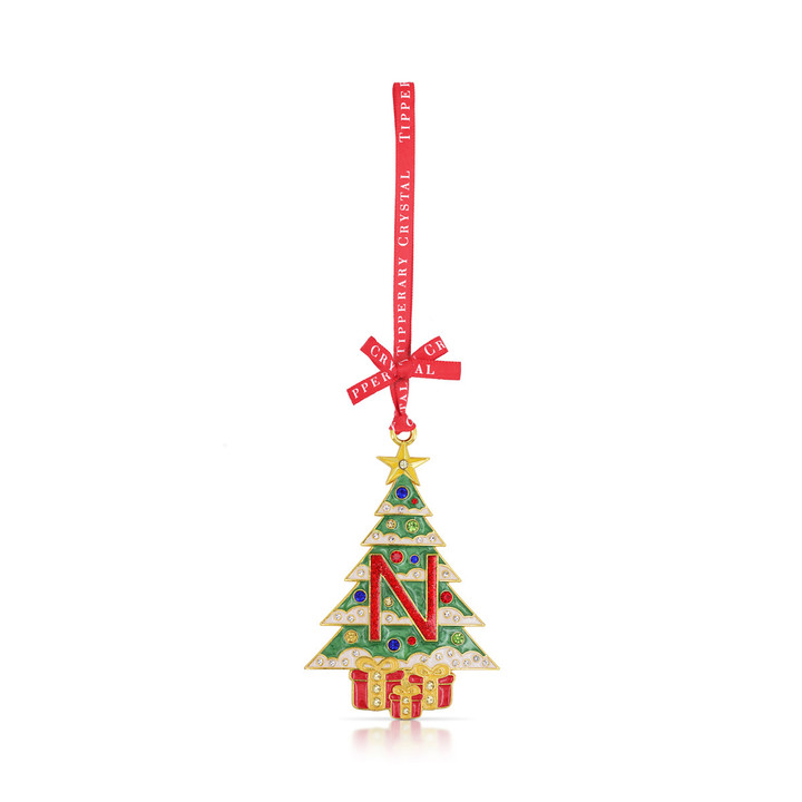 Alphabet Christmas Tree Decoration - Letter N