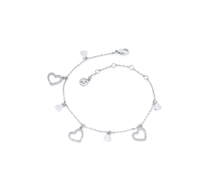 Heart Icon Silver Bracelet Heart Icon Silver Bracelet
