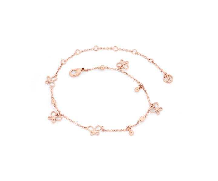 TC BUTTERFLY - CHARM BRACELET ROSE GOLD TC BUTTERFLY - CHARM BRACELET ROSE GOLD