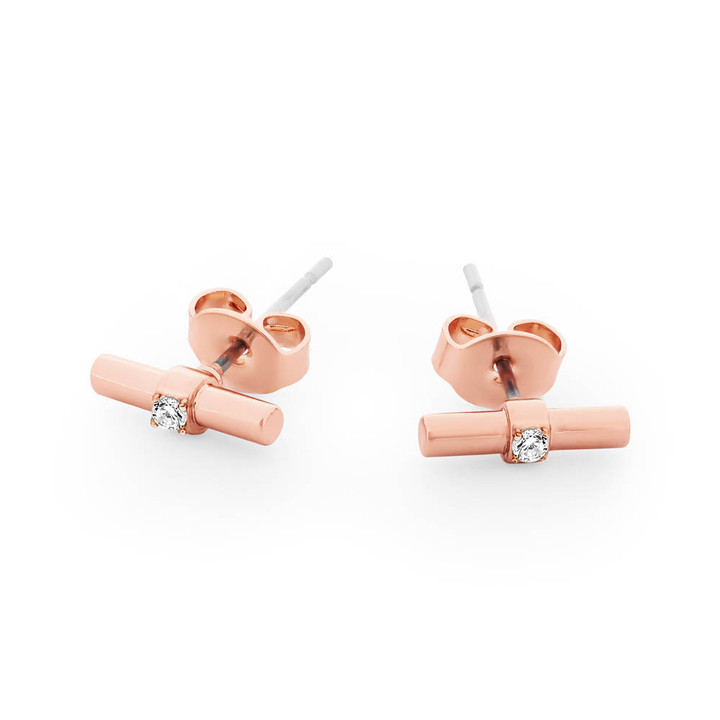 Bar Earrings Rose Gold - New 2022 Bar Earrings Rose Gold - New 2022