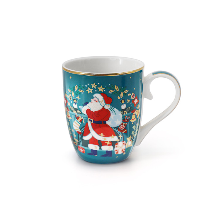 Single Christmas Mug - Santa with Sack - Buy 1 Get 1 Free