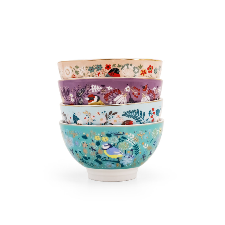 Birdy S/4 Cereal Bowls Birdy S/4 Cereal Bowls