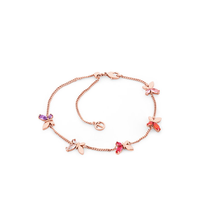 TC BUTTERFLY ROSE GOLD BRACELET
