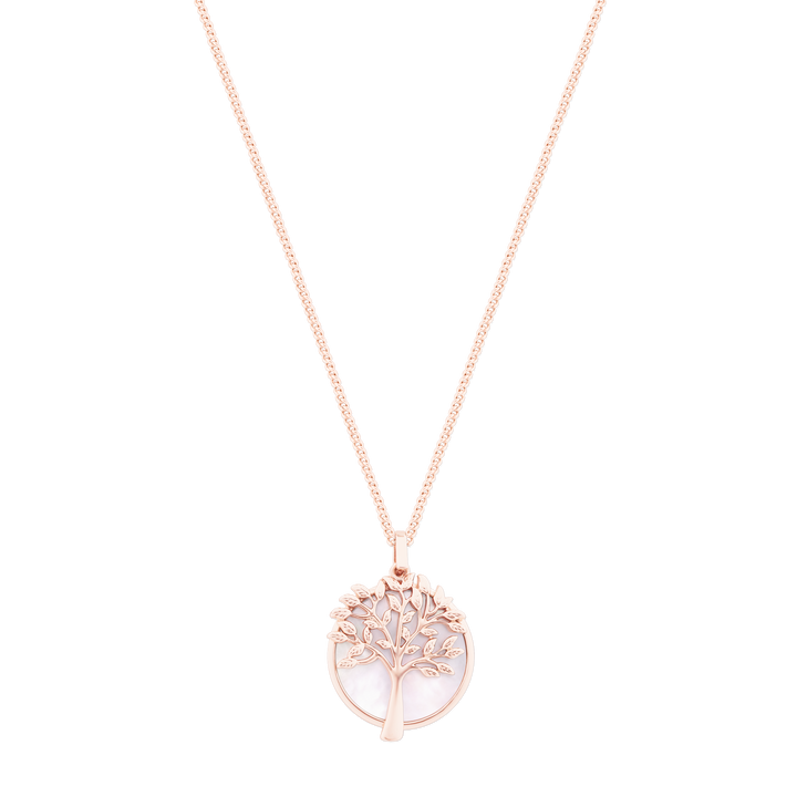 TREE OF LIFE & MOTHER OF PEARL MOON RG PENDANT