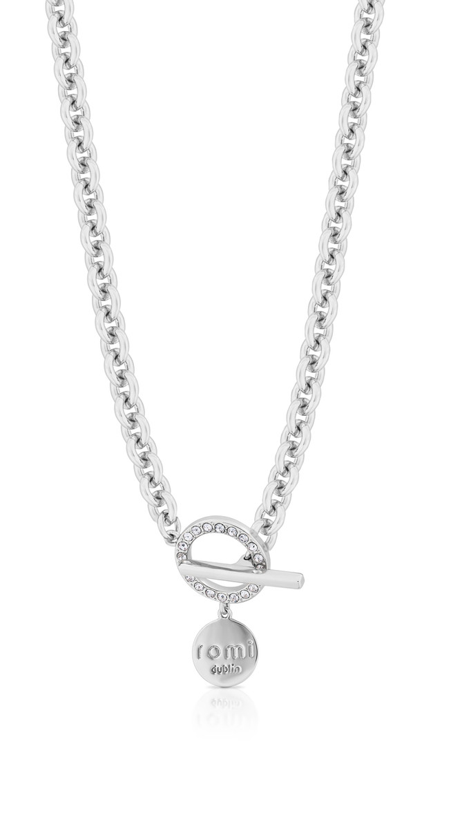 ROMI SILVER CHAIN BAR NECKLACE ROMI SILVER CHAIN BAR NECKLACE