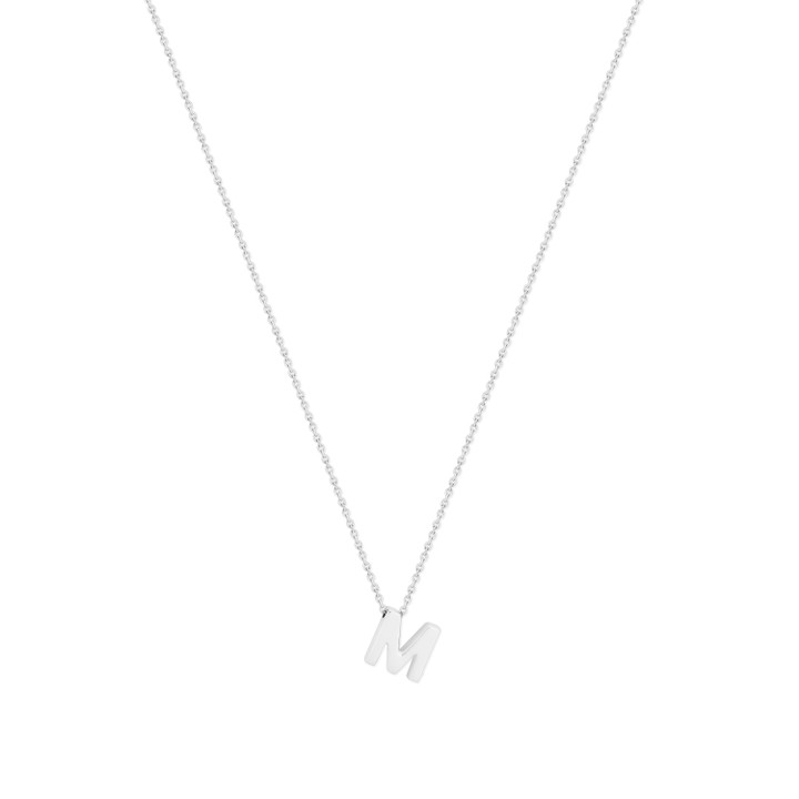 STERLING SILVER TIPPERARY LETTER "M" PENDANT