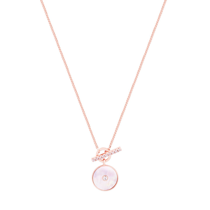 T-BAR PENDANT ROSE GOLD WITH MOTHER OF PEARL T-BAR PENDANT ROSE GOLD WITH MOTHER OF PEARL