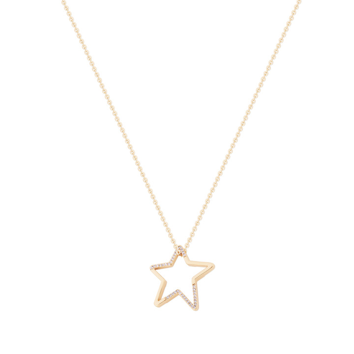 TC STAR CUT OUT PENDANT GOLD