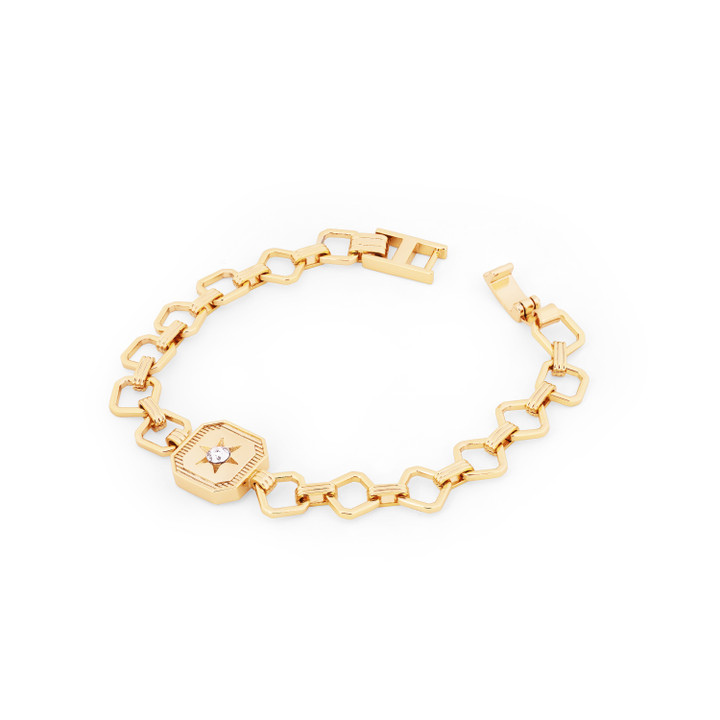 TC COMPASS STAR BRACELET GOLD