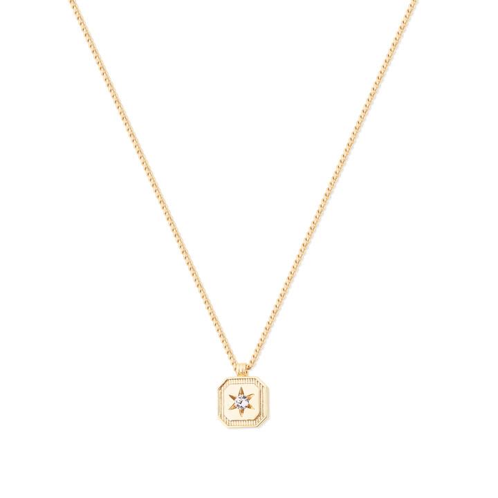 TC COMPASS STAR PENDANT GOLD