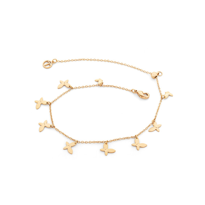 NINE BUTTERFLIES BRACELET GOLD