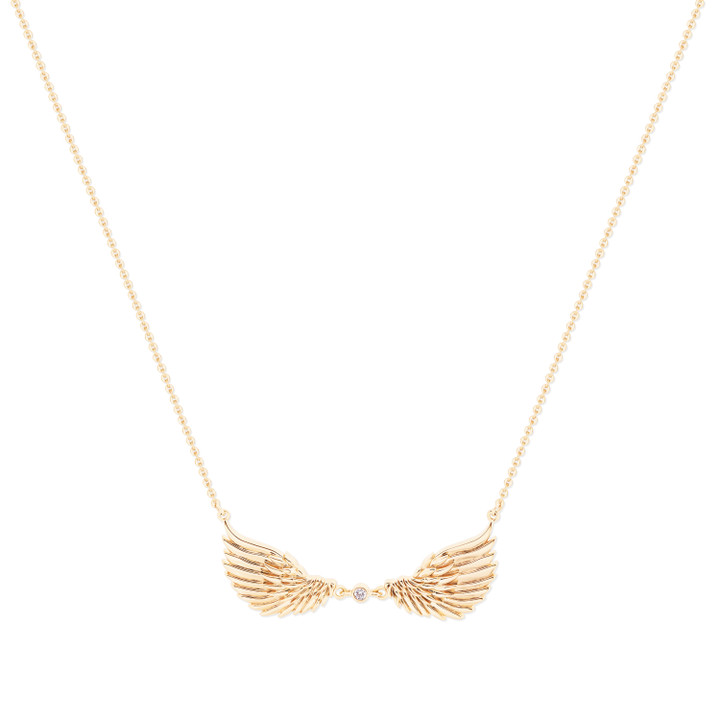 Angel Wings Double Wings Gold Pendant