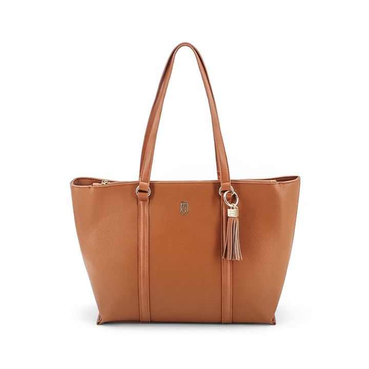 Free For All Tote Handbag - Tan