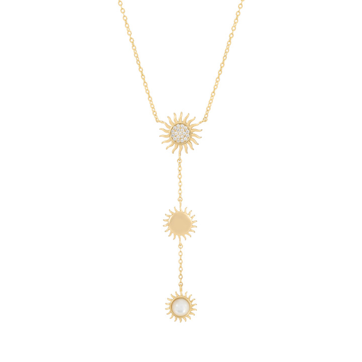 Soleil Pearl & Sun Drop Pendant - New 2025