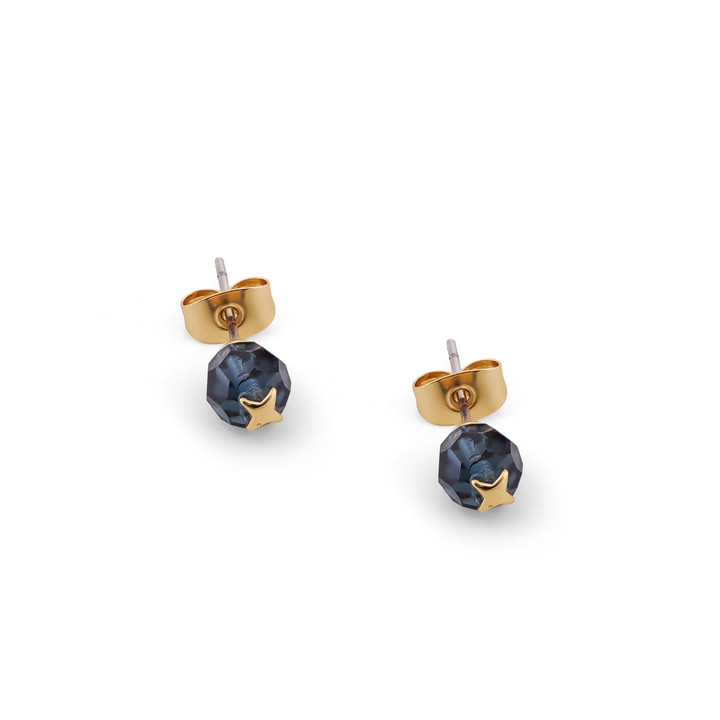 TC Bead - Stud Earrings Midnight TC Bead - Stud Earrings Midnight