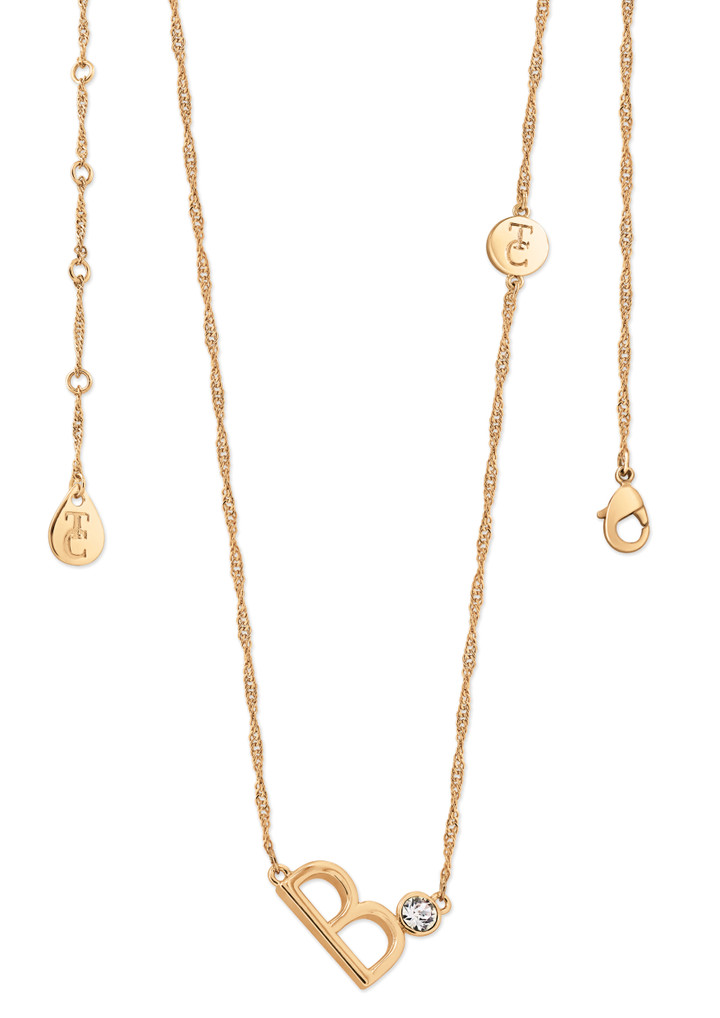 TC Letter "B" Pendant - Gold