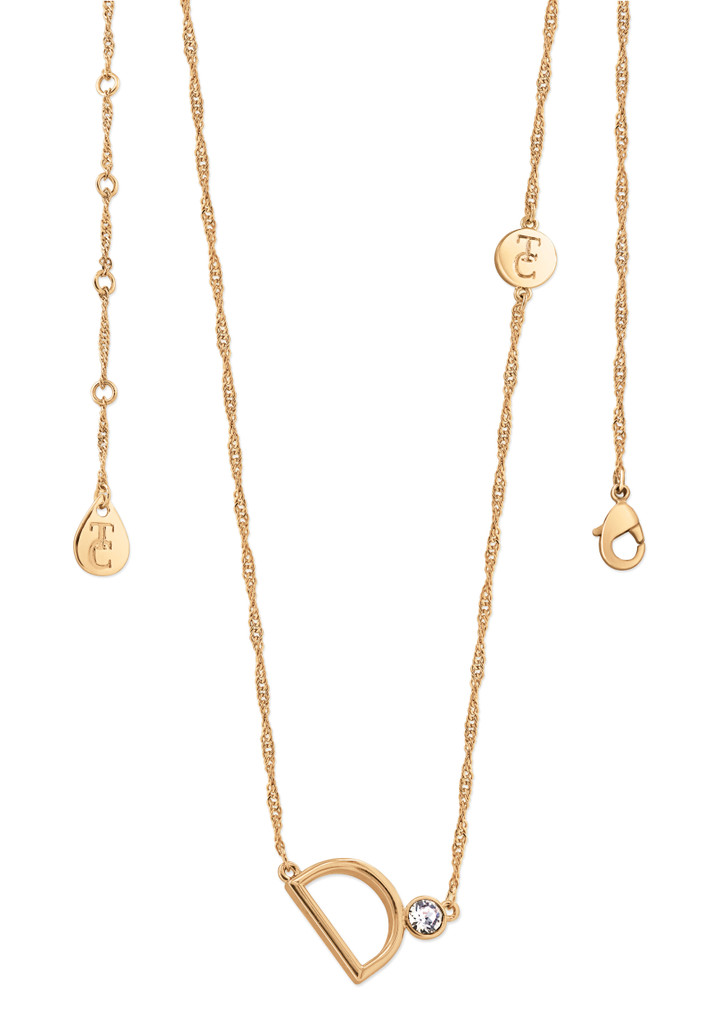 TC Letter "D" Pendant - Gold