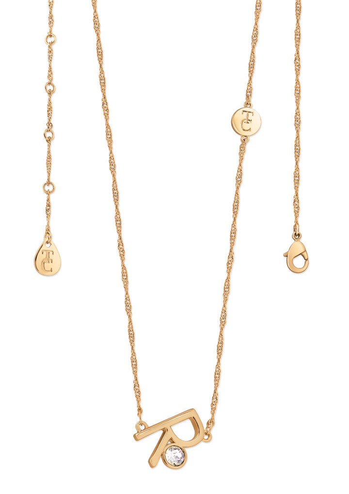 TC Letter "R" Pendant - Gold