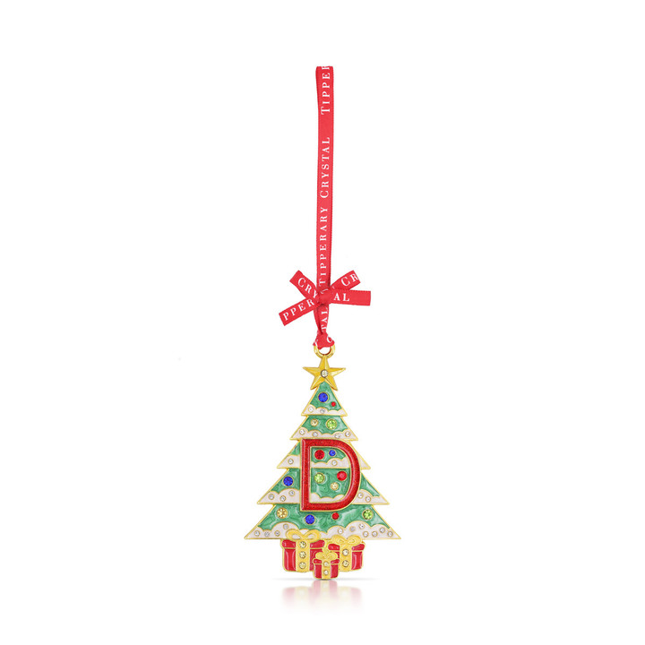 Alphabet Christmas Tree Decoration - Letter D
