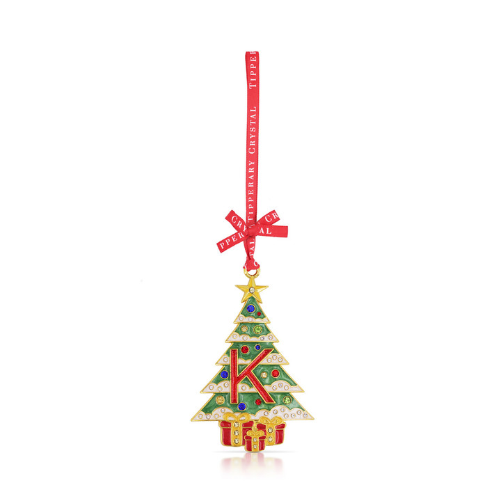 Alphabet Christmas Tree Decoration - Letter K