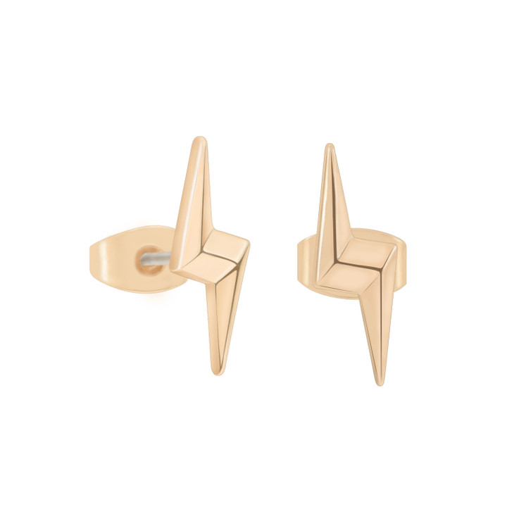 Tc Lightning - Stud Earrings Gold