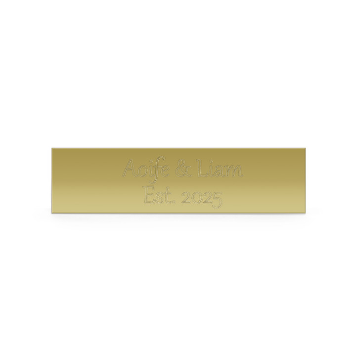 Brass Plaque For Engraving ( Medium)