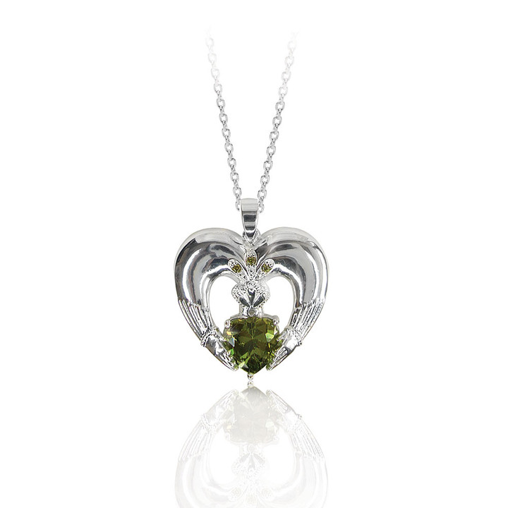 Maureen O'Hara Silver Claddagh Pendant