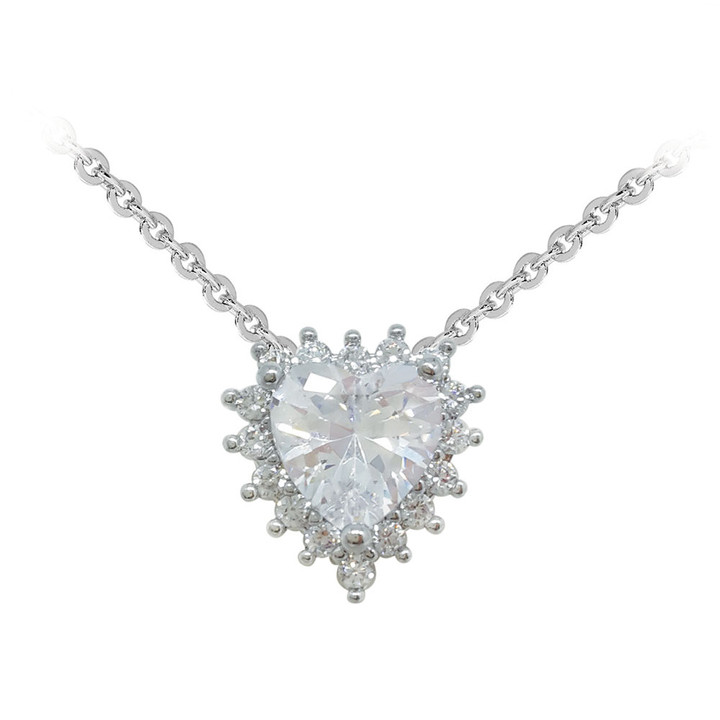 Silver Heart Shape Pendant