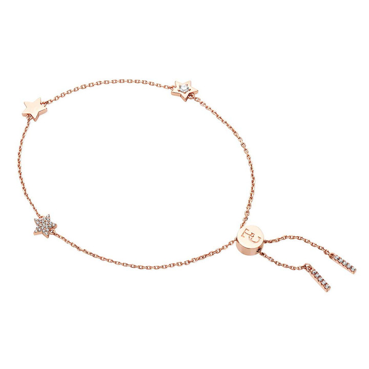 Stars Rose Gold Bolo Chain Bracelet Stars Rose Gold Bolo Chain Bracelet