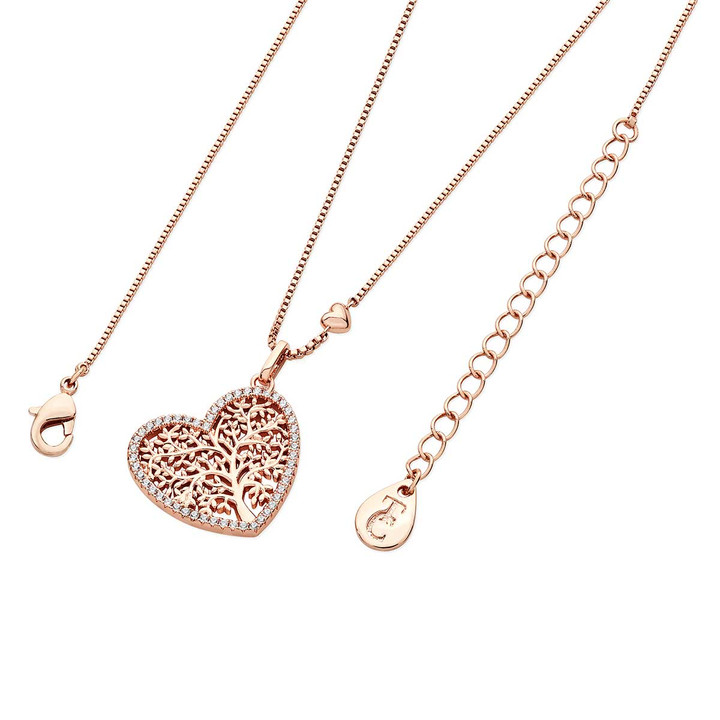Rose Gold Tol Pave Heart Pendant Rose Gold Tol Pave Heart Pendant