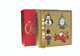 Sparkle Christmas Decorations Gold Insert  Set of 4 (Santa, Penguin, Frame, Nutcracker) - NEW 2021