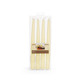 S/4 10" IVORY TAPER CANDLESTICK