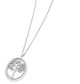 STERLING SILVER OVAL TREE OF LIFE PENDANT