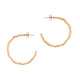 TC LARGE HOOP BAMBOO EARRINGS GOLD