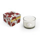 Poinsettia 3 Wick Candle - White Christmas