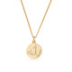 Zodiac Gold Pendant - Capricorn
