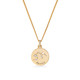 Zodiac Gold Pendant - Aquarius