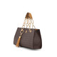 TC Monogram Handbag Mocha