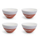 Paul Maloney Pottery Terracotta Set 4 Bowls