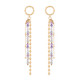 TC Bead - Violet Drop Earrings