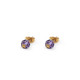 TC Bead - Stud Earrings Violet