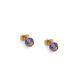 TC Bead - Stud Earrings Violet